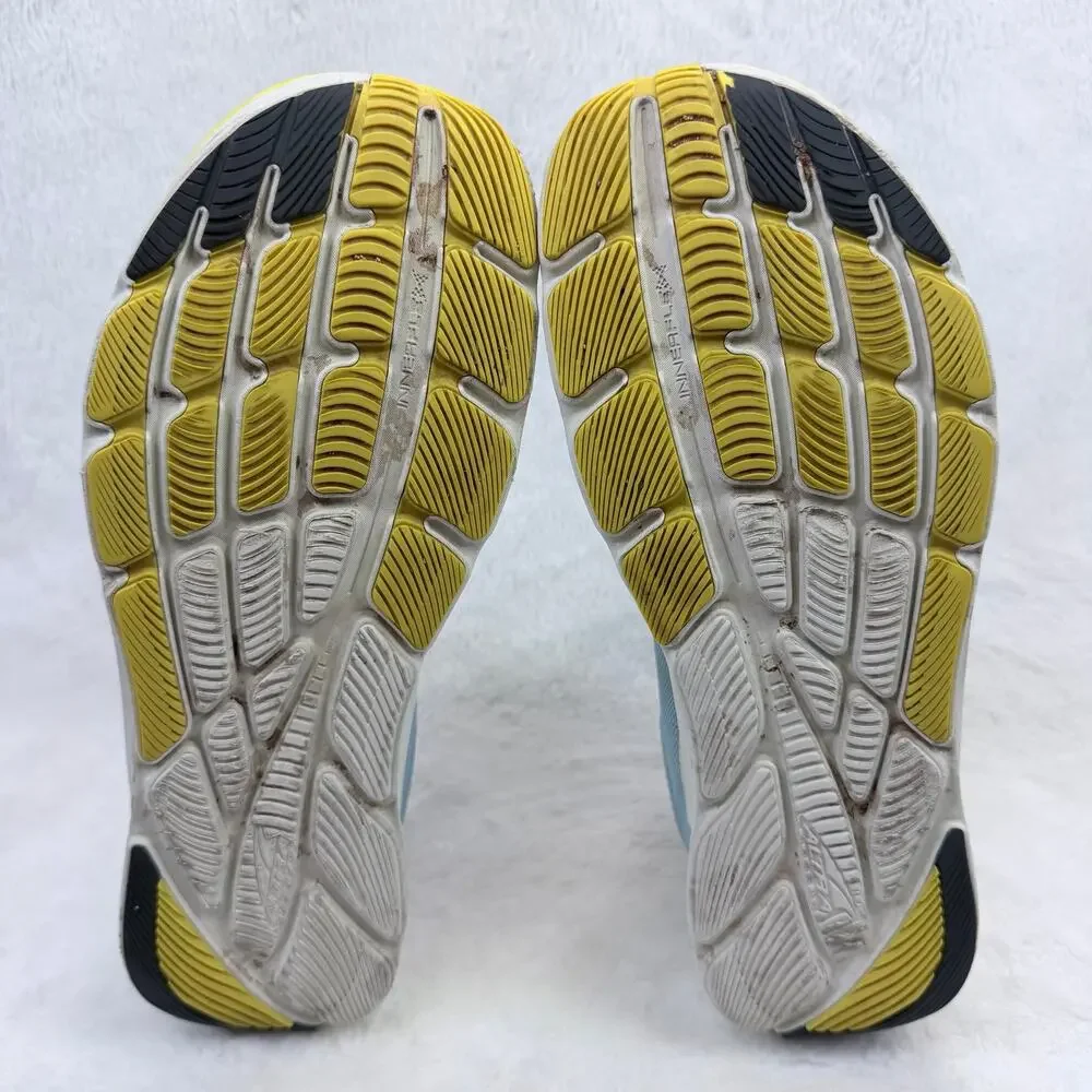 Altra Rivera 3 Mens Running Shoes Blue Yellow Cushioned Athletic Size 10.5